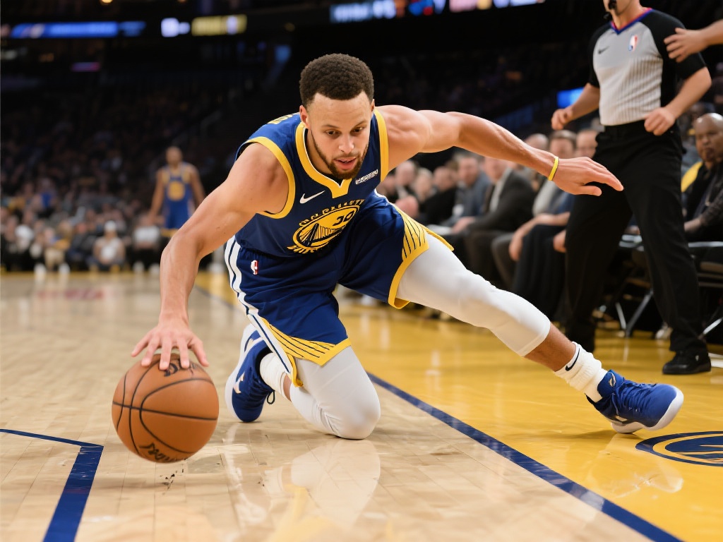 这次意外虽然导致库里倒地调整，随后却迅速